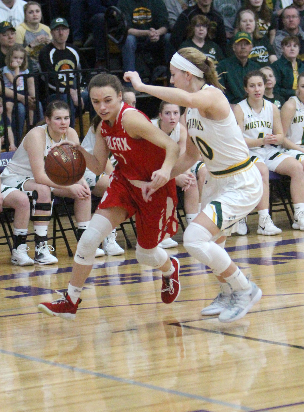 Colfax vs Melrose-Mindoro girls basketball 3-2-19
